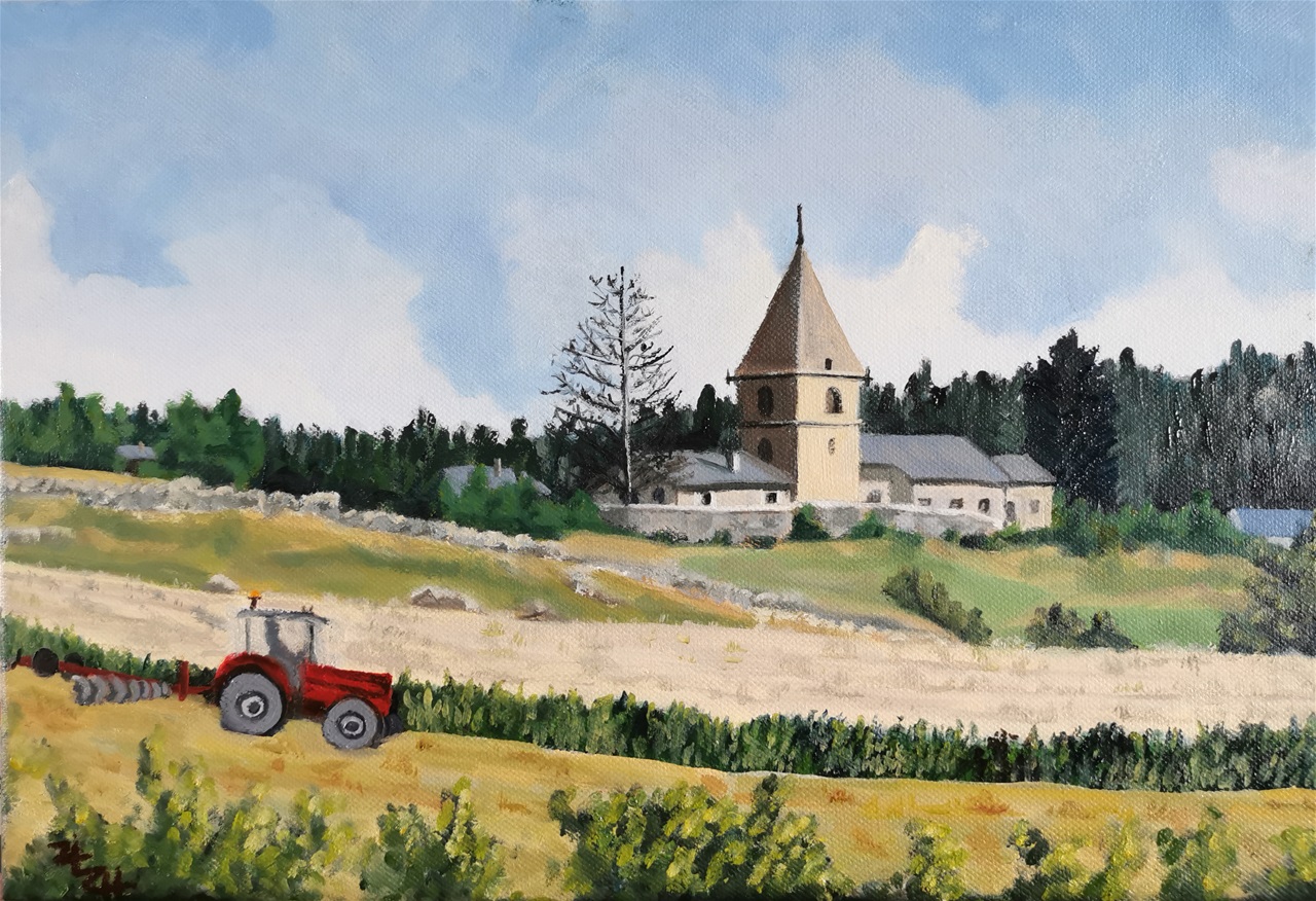 Dans les champs